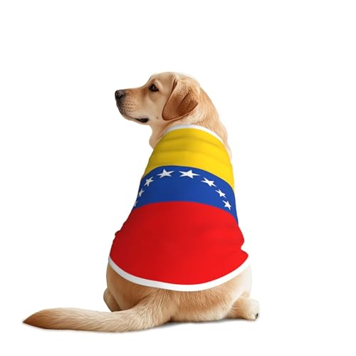 Hundehemd mit Flagge von Venezuela, atmungsaktiv, kühlend für große Hunde, Sonnenschutz, Komfort, für Golden Retriever, Husky, Alaska, Outdoor-Aktivitäten, Größe XL Hundehemd mit Flagge von Venezuela, atmungsaktiv, kühlend für große Hunde, Sonnenschutz, Komfort, für Golden Retriever, Husky, Alaska, Outdoor-Aktivitäten, Größe XL von YVNKHKU