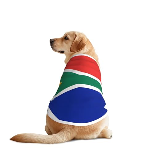 Hundehemd mit Südafrika-Flagge, atmungsaktiv, kühlend für große Hunde, Sonnenschutz, bequem, für Golden Retriever, Husky, Alaska, Outdoor-Aktivitäten, Größe XXL Hundehemd mit Südafrika-Flagge, atmungsaktiv, kühlend für große Hunde, Sonnenschutz, bequem, für Golden Retriever, Husky, Alaska, Outdoor-Aktivitäten, Größe XXL von YVNKHKU