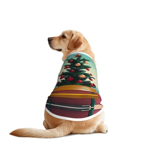 Hundehemd mit Weihnachtsbaum, atmungsaktiv, kühlend für große Hunde, Sonnenschutz, Komfort für Golden Retriever, Husky, Alaska, Outdoor-Aktivitäten, Größe XL Hundehemd mit Weihnachtsbaum, atmungsaktiv, kühlend für große Hunde, Sonnenschutz, Komfort für Golden Retriever, Husky, Alaska, Outdoor-Aktivitäten, Größe XL von YVNKHKU
