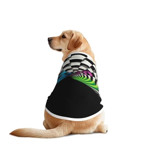 Hundehemd mit abstraktem Schachbretthintergrund, atmungsaktiv, kühlend für große Hunde, Sonnenschutz, Komfort, für Golden Retriever, Husky, Alaska, Outdoor-Aktivitäten, Größe 5XL Hundehemd mit abstraktem Schachbretthintergrund, atmungsaktiv, kühlend für große Hunde, Sonnenschutz, Komfort, für Golden Retriever, Husky, Alaska, Outdoor-Aktivitäten, Größe 5XL von YVNKHKU