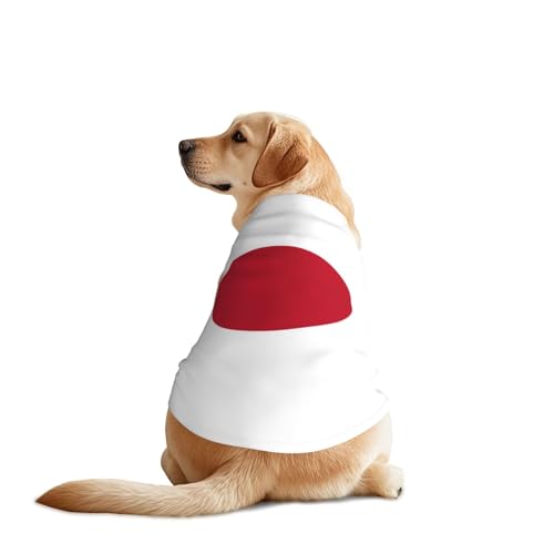 Hundehemd mit japanischer Flagge, atmungsaktiv, kühlend für große Hunde, Sonnenschutz, Komfort für Golden Retriever, Husky, Alaska, Outdoor-Aktivitäten, Größe 4XL Hundehemd mit japanischer Flagge, atmungsaktiv, kühlend für große Hunde, Sonnenschutz, Komfort für Golden Retriever, Husky, Alaska, Outdoor-Aktivitäten, Größe 4XL von YVNKHKU