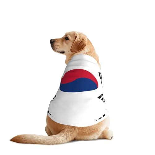 Hundehemd mit koreanischer Flagge, atmungsaktiv, kühlend für große Hunde, Sonnenschutz, bequem, für Golden Retriever, Husky, Alaska, Outdoor-Aktivitäten, Größe 3XL Hundehemd mit koreanischer Flagge, atmungsaktiv, kühlend für große Hunde, Sonnenschutz, bequem, für Golden Retriever, Husky, Alaska, Outdoor-Aktivitäten, Größe 3XL von YVNKHKU