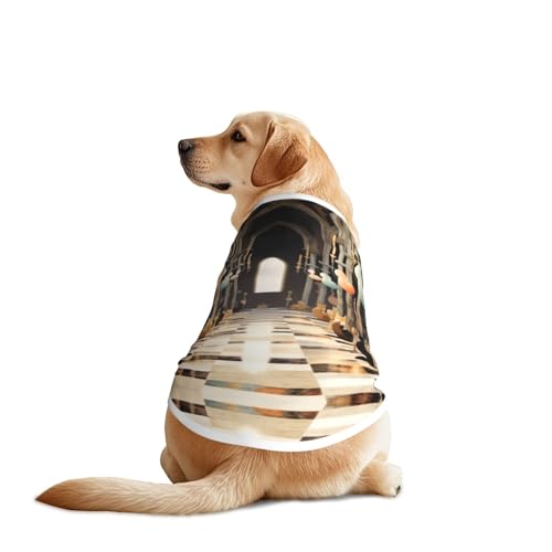Hundeshirt für Katzen, die Schach spielen, atmungsaktiv, kühlend für große Hunde, Sonnenschutz, Komfort für Golden Retriever, Husky, Alaska, Outdoor-Aktivitäten, Größe XL Hundeshirt für Katzen, die Schach spielen, atmungsaktiv, kühlend für große Hunde, Sonnenschutz, Komfort für Golden Retriever, Husky, Alaska, Outdoor-Aktivitäten, Größe XL von YVNKHKU