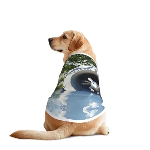 Hundeshirt mit niedlicher Maus, atmungsaktiv, kühlend für große Hunde, Sonnenschutz, bequem, für Golden Retriever, Husky, Alaska, Outdoor-Aktivitäten, Größe 5XL Hundeshirt mit niedlicher Maus, atmungsaktiv, kühlend für große Hunde, Sonnenschutz, bequem, für Golden Retriever, Husky, Alaska, Outdoor-Aktivitäten, Größe 5XL von YVNKHKU