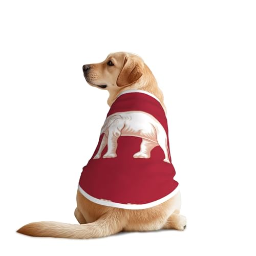 Hundeshirt mit siamesischer Flagge, atmungsaktiv, kühlend für große Hunde, Sonnenschutz, bequem, für Golden Retriever, Husky, Alaska, Outdoor-Aktivitäten XX-Large Hundeshirt mit siamesischer Flagge, atmungsaktiv, kühlend für große Hunde, Sonnenschutz, bequem, für Golden Retriever, Husky, Alaska, Outdoor-Aktivitäten XX-Large von YVNKHKU