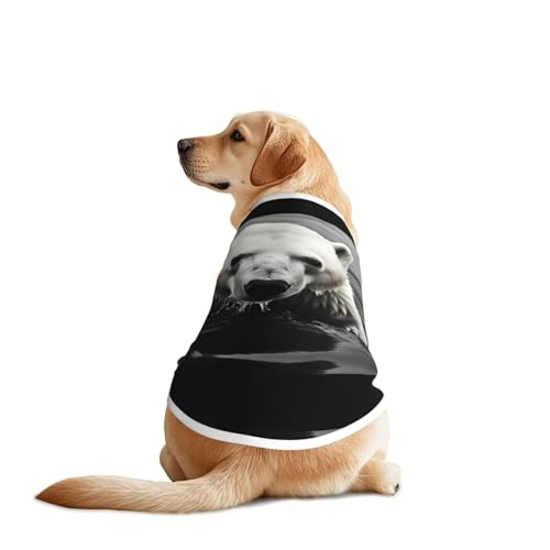 Hundeweste mit Eisbär auf der Wasseroberfläche, atmungsaktiv, kühlend für große Hunde, Sonnenschutz, Komfort für Golden Retriever, Husky, Alaska, Outdoor-Aktivitäten, Größe 5XL Hundeweste mit Eisbär auf der Wasseroberfläche, atmungsaktiv, kühlend für große Hunde, Sonnenschutz, Komfort für Golden Retriever, Husky, Alaska, Outdoor-Aktivitäten, Größe 5XL von YVNKHKU