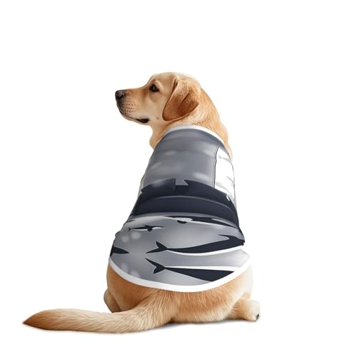 Hundeweste mit Fischen, die im Schlafzimmer schwimmen, atmungsaktiv, kühlend für große Hunde, Sonnenschutz, Komfort für Golden Retriever, Husky, Alaska, Outdoor-Aktivitäten, Größe XXL Hundeweste mit Fischen, die im Schlafzimmer schwimmen, atmungsaktiv, kühlend für große Hunde, Sonnenschutz, Komfort für Golden Retriever, Husky, Alaska, Outdoor-Aktivitäten, Größe XXL von YVNKHKU