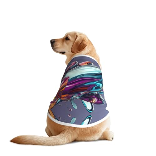 Liquid Splashing, Rocket Spacecraft Hundeweste, Hundekleidung, atmungsaktiv, kühlend für große Hunde, Sonnenschutz, Komfort, für Golden Retriever, Husky, Alaska, Outdoor-Aktivitäten, Größe XL Liquid Splashing, Rocket Spacecraft Hundeweste, Hundekleidung, atmungsaktiv, kühlend für große Hunde, Sonnenschutz, Komfort, für Golden Retriever, Husky, Alaska, Outdoor-Aktivitäten, Größe XL von YVNKHKU