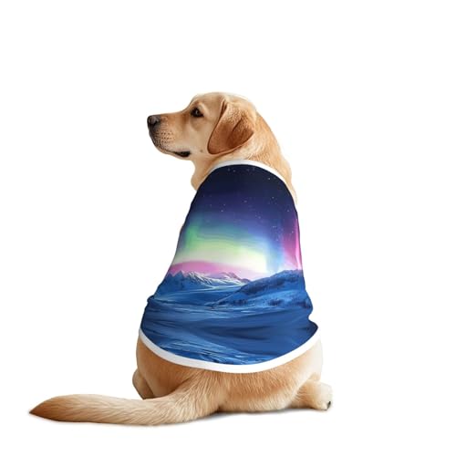 Northern Lights in The Andes Mountains, Hundebekleidung, atmungsaktiv, kühlend für große Hunde, Sonnenschutz, Komfort für Golden Retriever, Husky, Alaska, Outdoor-Aktivitäten, Größe 5XL Northern Lights in The Andes Mountains, Hundebekleidung, atmungsaktiv, kühlend für große Hunde, Sonnenschutz, Komfort für Golden Retriever, Husky, Alaska, Outdoor-Aktivitäten, Größe 5XL von YVNKHKU
