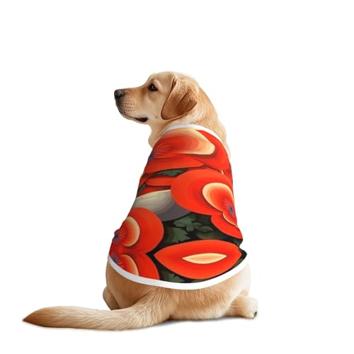 Übertriebenes Hunde-Shirt mit Blumen, atmungsaktiv, kühlend für große Hunde, Sonnenschutz, Komfort für Golden Retriever, Husky, Alaska, Outdoor-Aktivitäten, Größe 4XL Übertriebenes Hunde-Shirt mit Blumen, atmungsaktiv, kühlend für große Hunde, Sonnenschutz, Komfort für Golden Retriever, Husky, Alaska, Outdoor-Aktivitäten, Größe 4XL von YVNKHKU