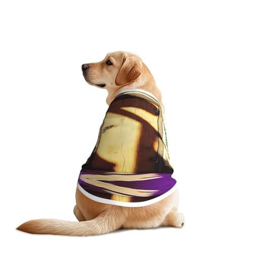 Welche Art von Holztür-Hunde-Shirt, Hundekleidung, atmungsaktiv, kühlend für große Hunde, Sonnenschutz, Komfort für Golden Retriever, Husky, Alaska, Outdoor-Aktivitäten, Größe 4XL Welche Art von Holztür-Hunde-Shirt, Hundekleidung, atmungsaktiv, kühlend für große Hunde, Sonnenschutz, Komfort für Golden Retriever, Husky, Alaska, Outdoor-Aktivitäten, Größe 4XL von YVNKHKU