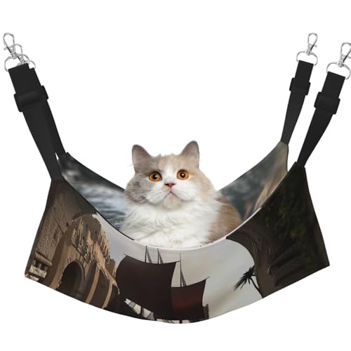 YVNKHKU Close Up of Magic Watergate Wende-Katzen-Hängematte zum Aufhängen, weich, atmungsaktiv, Haustierkäfig, verstellbares Bett für Kätzchen, Welpen oder kleine und große YVNKHKU Close Up of Magic Watergate Wende-Katzen-Hängematte zum Aufhängen, weich, atmungsaktiv, Haustierkäfig, verstellbares Bett für Kätzchen, Welpen oder kleine und große von YVNKHKU