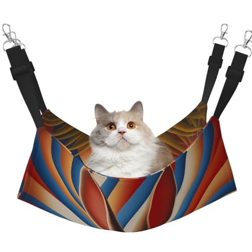 YVNKHKU Kaninchen, Punk, wendbar, weich, atmungsaktiv, Haustierkäfig, verstellbares Bett für Kätzchen, Welpen oder kleine und große Katzen von YVNKHKU