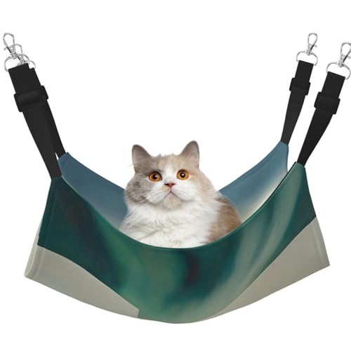 YVNKHKU Katzenhängematte zum Aufhängen, weich, atmungsaktiv, verstellbar, für Kätzchen, Welpen oder kleine und große Katzen von YVNKHKU