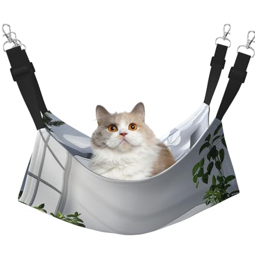 YVNKHKU Sad Walross Wende-Katzen-Hängematte zum Aufhängen, weich, atmungsaktiv, Haustierkäfig, verstellbares Bett für Kätzchen, Welpen oder kleine und mittelgroße YVNKHKU Sad Walross Wende-Katzen-Hängematte zum Aufhängen, weich, atmungsaktiv, Haustierkäfig, verstellbares Bett für Kätzchen, Welpen oder kleine und mittelgroße von YVNKHKU