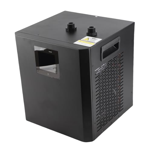 YWBL-WH Aquarium Chiller 79 Gallonen Effizientes Wasserkühlsystem für Hydroponic Fish Tank, Fernbedienungs -LCD -Display für Aquaristen (EU -Stecker 220 V) von YWBL-WH