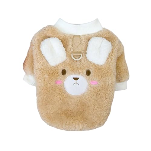 YWBleked Bekleidung Hemden Kleider Anzüge Haustier Hund Kleidung Haustier Zwei Bein Samt Haustier Hund Kleidung/Winter 24 Zwei Bein Samt Wasserfester Hundemantel (Khaki, XL) von YWBleked