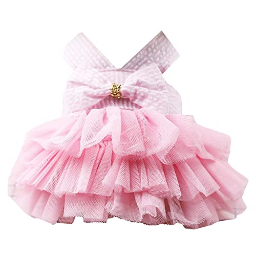 YWBleked Hund Halloween Kostüm Haustier Pet Frühling Sommer Atmungsaktiver Rock Hund Katze Kleidung Hundemantel Für Zwergpudel (XXL) von YWBleked