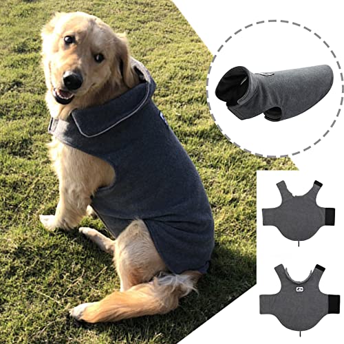 YWBleked Hund Mantel Winter Winter- Haustier- Kleidungs-Hund zweiseitige Fleece-Weste (XXL) Haustierkleidung Hundepullover Geschirr (L2, XXL) von YWBleked