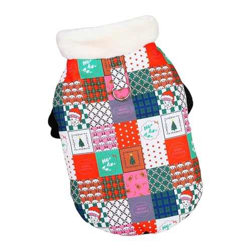 YWBleked Hund Winterkleidung Winterprodukte für kleine und mittelgroße Hunde, Haustierkleidung für Katzen und Weihnachtskleidung zum Aufhängen und Ziehen Fahrradanhänger Hunde (Multicolour, S) von YWBleked