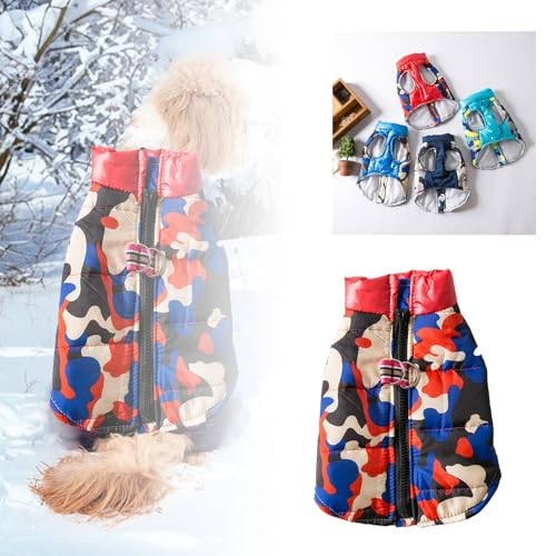 YWBleked Hunde Hoodie Baumwolle Hundemantel Haustier-Hundekleidung Herbst- und Winterkleidung Verdickte warme Hundekleidung Kann abgeschleppt Werden Weste Haustierkostüme Hundemantel Design (A, XL) von YWBleked