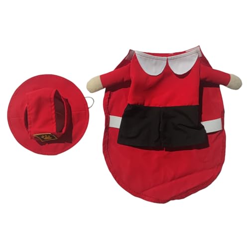 YWBleked Hunde Niedlich Ärmellos Kleidung Haustier-Parodie-Änderungsoutfit, passende lustige Outfit-Haustierkleidung Lustige Hundemantel (C, XL) von YWBleked