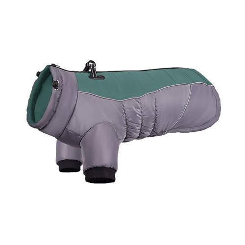 YWBleked Hunde Shirt Sommer Reflektierende warme Haustierkleidung, verdickte Hundekleidung, große Hundekleidung Hundejacken Für Den Winter (B, XL) von YWBleked