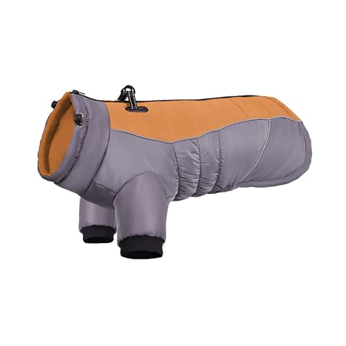 YWBleked Hunde Shirt Sommer Reflektierende warme Haustierkleidung, verdickte Hundekleidung, große Hundekleidung Hundejacken Für Den Winter (BW1, XL) von YWBleked