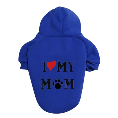 YWBleked Hundekatze Halloween-Kostüme Große kleine Hundepullover Haustierpullover Hundekleidung Haustierkleidung Kleidung Hundemantel 50 (Blue, L) von YWBleked