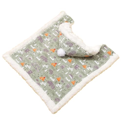 Sommer Hundeshirt Eckdecke für Haustiere, süße Hundeecke, dicke warme Winterkleidung, Umhang und Mütze, kleiner Hund und Wintermantel, Wollpyjama, Decke mit Kapuze, Hundemantel Mit (B, One Size) von YWBleked