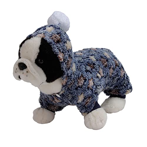 YWBleked Wintermantel Hund Wasserdicht -Winter- Haustier-Kleidung Katze Flanell Hund mit Haustier-Kleidung Hunde Strick (Navy, L) von YWBleked