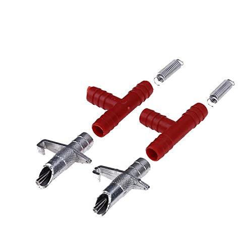 YWHWLX Automatischer Wassernippler, Kaninchen-Trinker für Kaninchen, Trinken, Maus, Wasser, Getränke, Nager, Geflügel, Bewässerung von Futterspendern, 10 Stück von YWHWLX