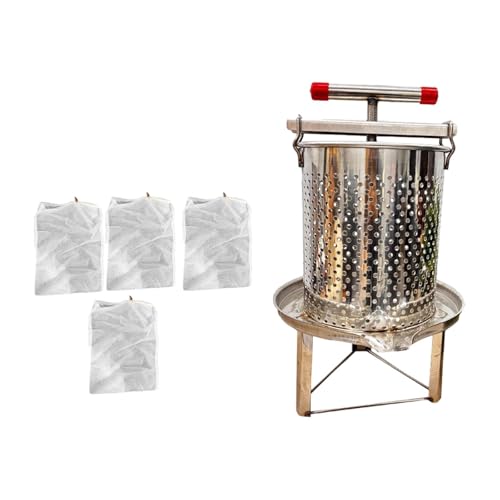 YWJLQH Honigpresse, Honigextraktor, Brecher für Vinasse, Öl, Trester, Natursaft von YWJLQH