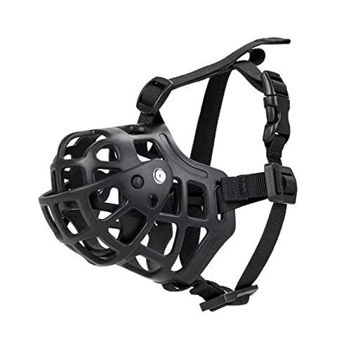 Maulkorb Hund Silikon Korbmaulkorb Atmungsaktiver Maulkörbe mit Verstellbare Träger für Kleine Mittlere und Große Hunde Trainingsmaulkorb Maulkorb Hund Silikon Korbmaulkorb Atmungsaktiver Maulkörbe mit Verstellbare Träger für Kleine Mittlere und Große Hunde Trainingsmaulkorb von YXBQueen