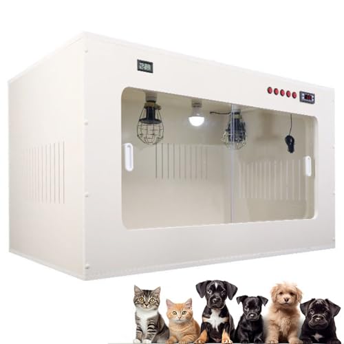 YXCUSAM Brutkasten für Haustiere, großer Haustierbrutkasten, geeignet für Tiergeschäfte, Tierkliniken (80 x 50 x 50 cm) von YXCUSAM