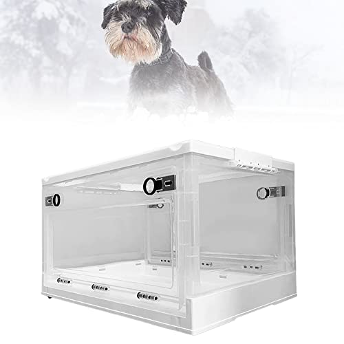 YXCUSAM Haustier Brutkasten Mehrzweck Haustier Brutkasten Tier Sauerstoff Therapie Box für Hunde Katzen (S) von YXCUSAM