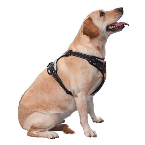 Kurzhaariger Hund, Haustiergeschirr, verstellbar, reflektierend, Größe M Kurzhaariger Hund, Haustiergeschirr, verstellbar, reflektierend, Größe M von YXDVPALNE