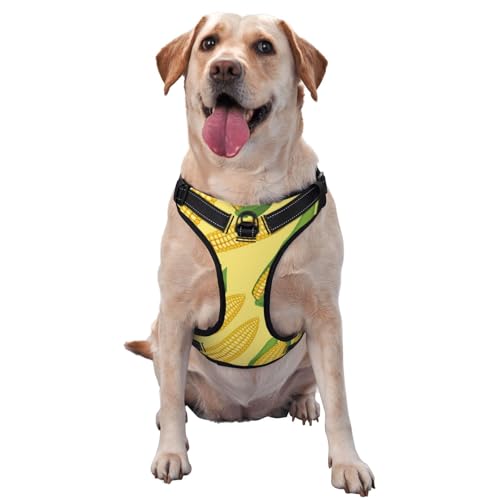 Frische reife Maiskolben, Haustiergeschirr, Verstellbares reflektierendes Hundegeschirr, Haustierleinenweste,M Frische reife Maiskolben, Haustiergeschirr, Verstellbares reflektierendes Hundegeschirr, Haustierleinenweste,M von YXDVPALNE