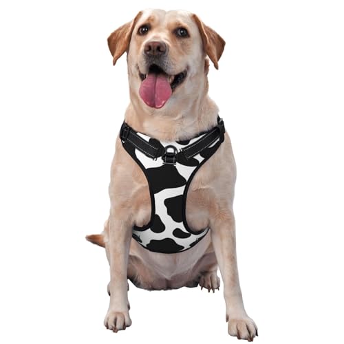 Kuh, Haustiergeschirr, Verstellbares reflektierendes Hundegeschirr, Haustierleinenweste,XL Kuh, Haustiergeschirr, Verstellbares reflektierendes Hundegeschirr, Haustierleinenweste,XL von YXDVPALNE