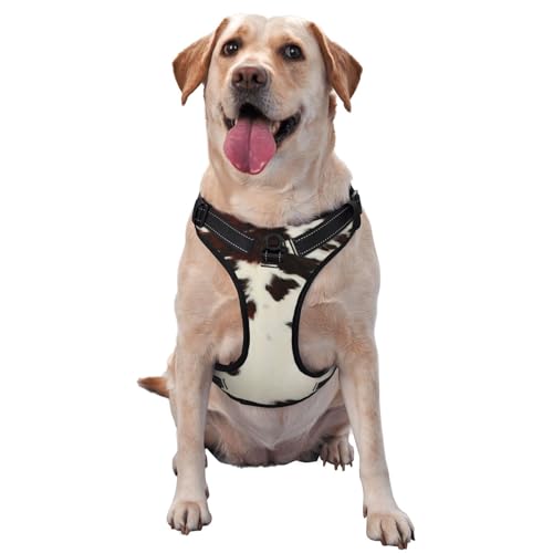 Kuhflecken, Haustiergeschirr, Verstellbares reflektierendes Hundegeschirr, Haustierleinenweste,S Kuhflecken, Haustiergeschirr, Verstellbares reflektierendes Hundegeschirr, Haustierleinenweste,S von YXDVPALNE