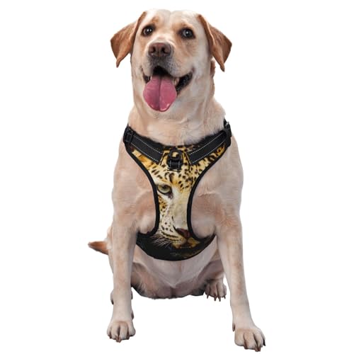Tier Gepard, Haustiergeschirr, Verstellbares reflektierendes Hundegeschirr, Haustierleinenweste,L Tier Gepard, Haustiergeschirr, Verstellbares reflektierendes Hundegeschirr, Haustierleinenweste,L von YXDVPALNE