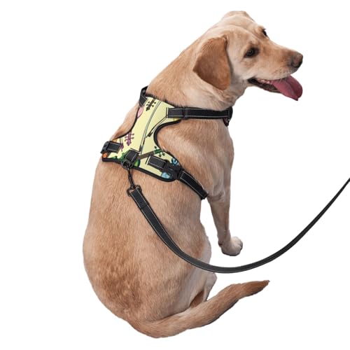 Hundegeschirr für Violine, Musiknote, verstellbar, reflektierend, Größe M Hundegeschirr für Violine, Musiknote, verstellbar, reflektierend, Größe M von YXDVPALNE