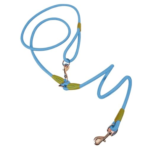 Joggingleine Hunde Hände frei Hundegürtel Walking Dogs Kette Multifunktions Slung Schulter Hunde Gürtel Haustier Zubehör(Blue) von YXINAER