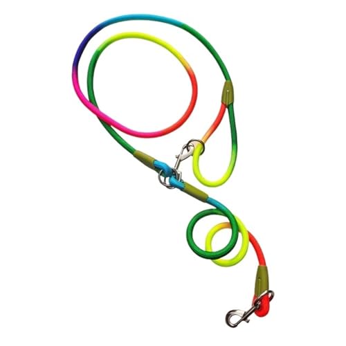 Joggingleine Hunde Hände frei Hundegürtel Walking Dogs Kette Multifunktions Slung Schulter Hunde Gürtel Haustier Zubehör(Colorful) von YXINAER
