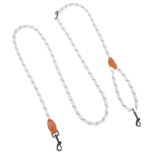 Joggingleine Hunde Hundegurt, Freisprechleinen for Gassigehen, verstellbare Hundekette, multifunktionales Zugseil, 230 cm(Gray) von YXINAER