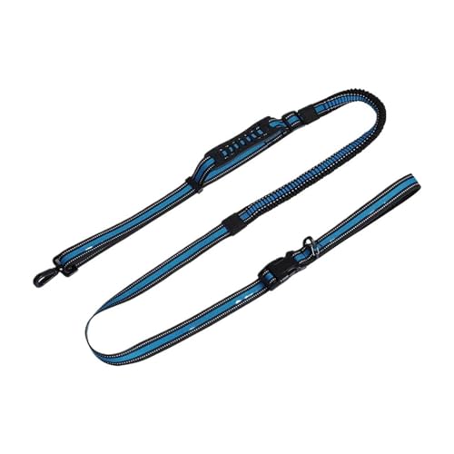 Joggingleine Hunde Zugseil Handfreie Hundeleine for das Spazierengehen mit Haustieren, Laufen, Joggen, Verstellbarer Hüftgurt for Hunde(Blue) von YXINAER