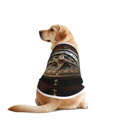 Ancient Compass Hundebekleidung – atmungsaktives, weiches Hundekostüm, modische und bequeme T-Shirts für mittelgroße und große Hunde Ancient Compass Hundebekleidung – atmungsaktives, weiches Hundekostüm, modische und bequeme T-Shirts für mittelgroße und große Hunde von YXLymxDAMAI