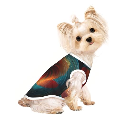 Bunte Vortex-Hundeweste – Sommer-Hundebekleidung, niedliche Haustierkleidung für kleine und mittelgroße Hunde Bunte Vortex-Hundeweste – Sommer-Hundebekleidung, niedliche Haustierkleidung für kleine und mittelgroße Hunde von YXLymxDAMAI