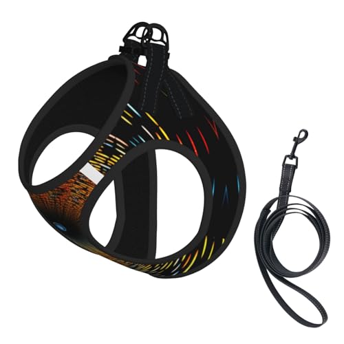 Color Short Light Ring Hundegeschirr – Verstellbares Hundegeschirr mit reflektierendem Design, geeignet für Hunde, Katzen, Wandern und Outdoor-Aktivitäten Color Short Light Ring Hundegeschirr – Verstellbares Hundegeschirr mit reflektierendem Design, geeignet für Hunde, Katzen, Wandern und Outdoor-Aktivitäten von YXLymxDAMAI