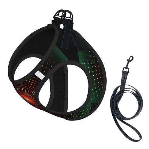 Cool Color Ball-Hundegeschirr, verstellbares Hundegeschirr mit reflektierendem Design, geeignet für Hunde, Katzen, Wandern und Outdoor-Aktivitäten Cool Color Ball-Hundegeschirr, verstellbares Hundegeschirr mit reflektierendem Design, geeignet für Hunde, Katzen, Wandern und Outdoor-Aktivitäten von YXLymxDAMAI